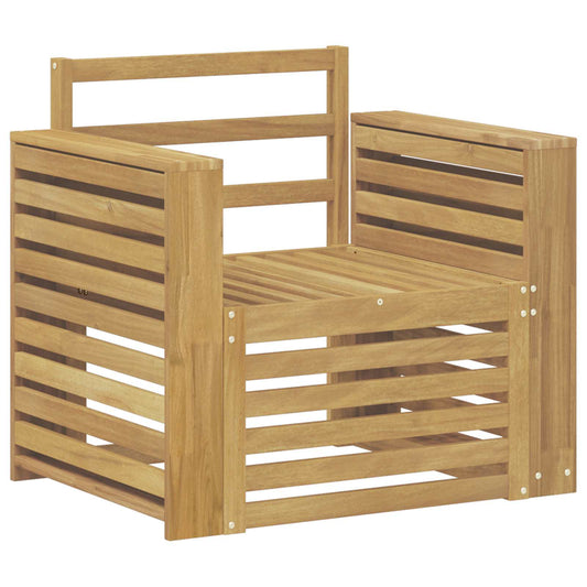 Outdoor Sofa Set Solid Acacia Wood White Outdoor Sofa Set Solid Acacia Wood White
