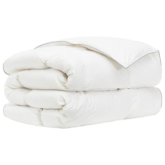Duvet FULDA 150 x 200 cm 4 Seasons 210 GSM 90% Goose Down White Duvet FULDA 150 x 200 cm 4 Seasons 210 GSM 90% Goose Down White
