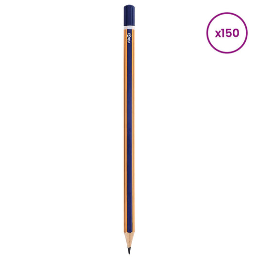 HB Pencils Ø 0.7 x 18 cm Blue and Yellow Solid Poplar Wood HB Pencils Ø 0.7 x 18 cm Blue and Yellow Solid Poplar Wood