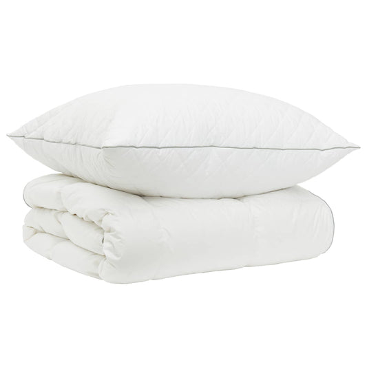 90% Goose Down Duvet Set FULDA 2 pcs 140 x 200 cm All Seasons 90% Goose Down Duvet Set FULDA 2 pcs 140 x 200 cm All Seasons