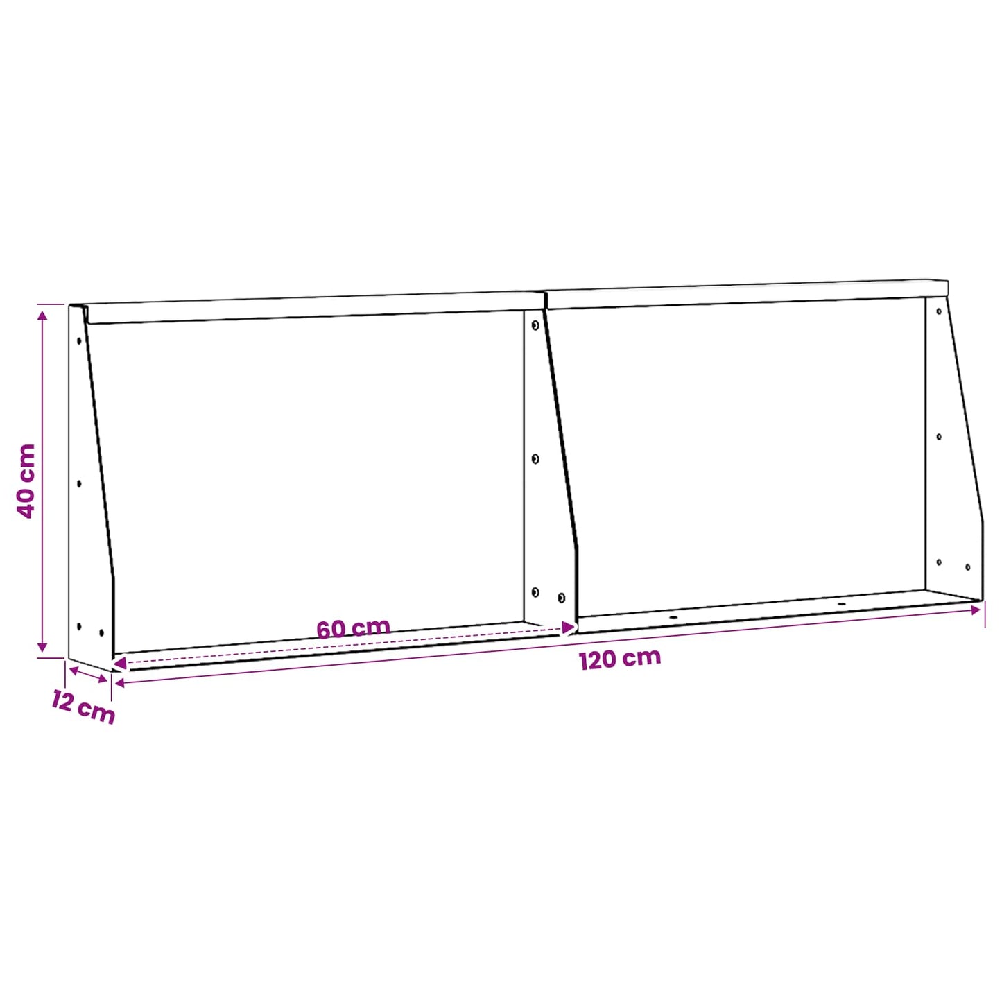 Retaining Wall 2 pcs 60 x 12 x 40 cm Stainless Steel Silver