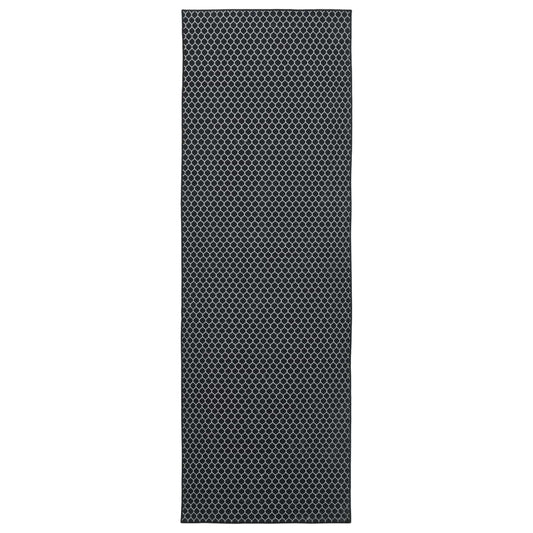 Rug Runner ORIZ 1150 gsm Black Mesh Pattern Rug Runner ORIZ 1150 gsm Black Mesh Pattern