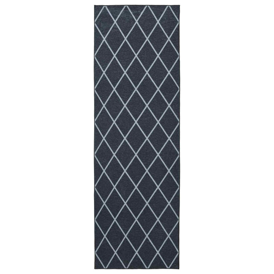 Rug Runner ORIZ 1150 gsm Black Diamond Pattern Rug Runner ORIZ 1150 gsm Black Diamond Pattern