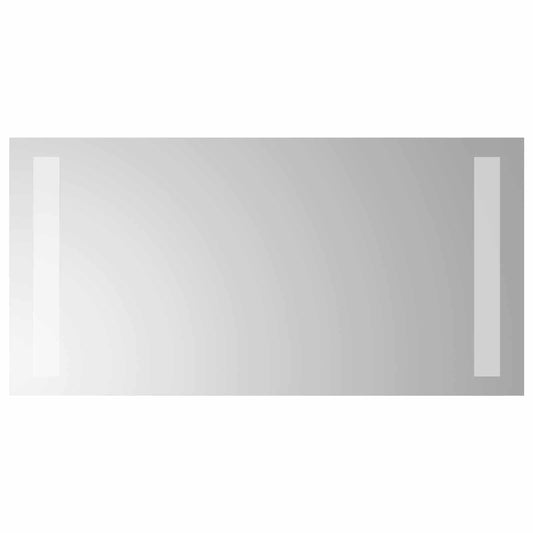 LED Bathroom Mirror Transparent 40 x 20 cm Tempered Glass LED Bathroom Mirror Transparent 40 x 20 cm Tempered Glass