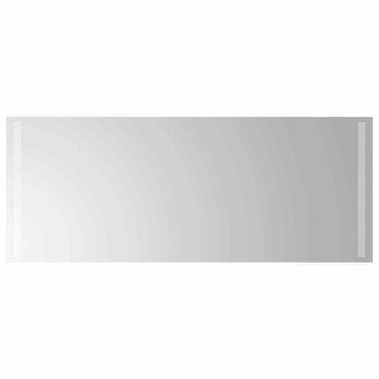 LED Bathroom Mirror Transparent 100 x 40 cm Tempered Glass LED Bathroom Mirror Transparent 100 x 40 cm Tempered Glass