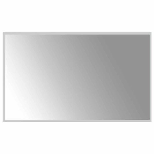 LED Bathroom Mirror Transparent 100 x 60 cm Tempered Glass LED Bathroom Mirror Transparent 100 x 60 cm Tempered Glass