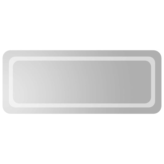 LED Bathroom Mirror Transparent 100 x 40 cm Tempered Glass LED Bathroom Mirror Transparent 100 x 40 cm Tempered Glass