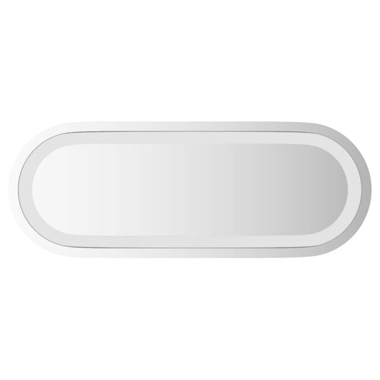 LED Bathroom Mirror Transparent 40 x 15 cm Tempered Glass LED Bathroom Mirror Transparent 40 x 15 cm Tempered Glass