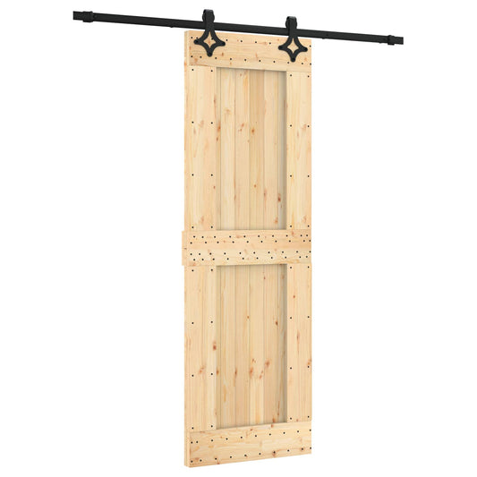 Sliding Door 70 x 210 cm Solid Pine Wood (Untreated) Sliding Door 70 x 210 cm Solid Pine Wood (Untreated)