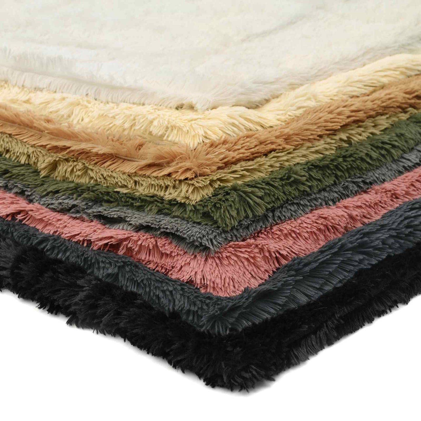 Cushion with Pillow HEERLEN 12 pcs Light Grey PV Fleece