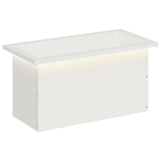 Garden Planter with LED White 30 x 60 x 30 cm Steel Garden Planter with LED White 30 x 60 x 30 cm Steel