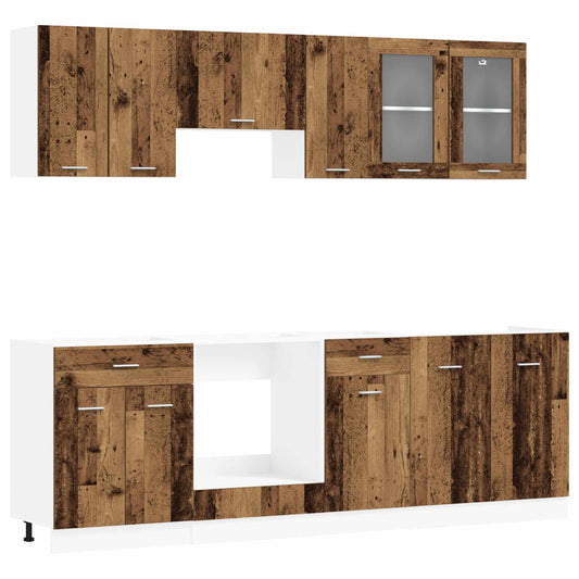 Kitchen Unit Lyon 8 pcs Engineered Wood Kitchen Unit Lyon 8 pcs Engineered Wood