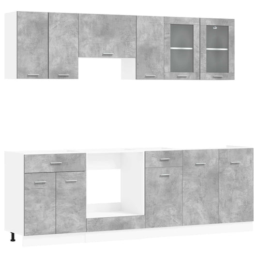 Kitchen Unit Lyon 8 pcs Engineered Wood Kitchen Unit Lyon 8 pcs Engineered Wood