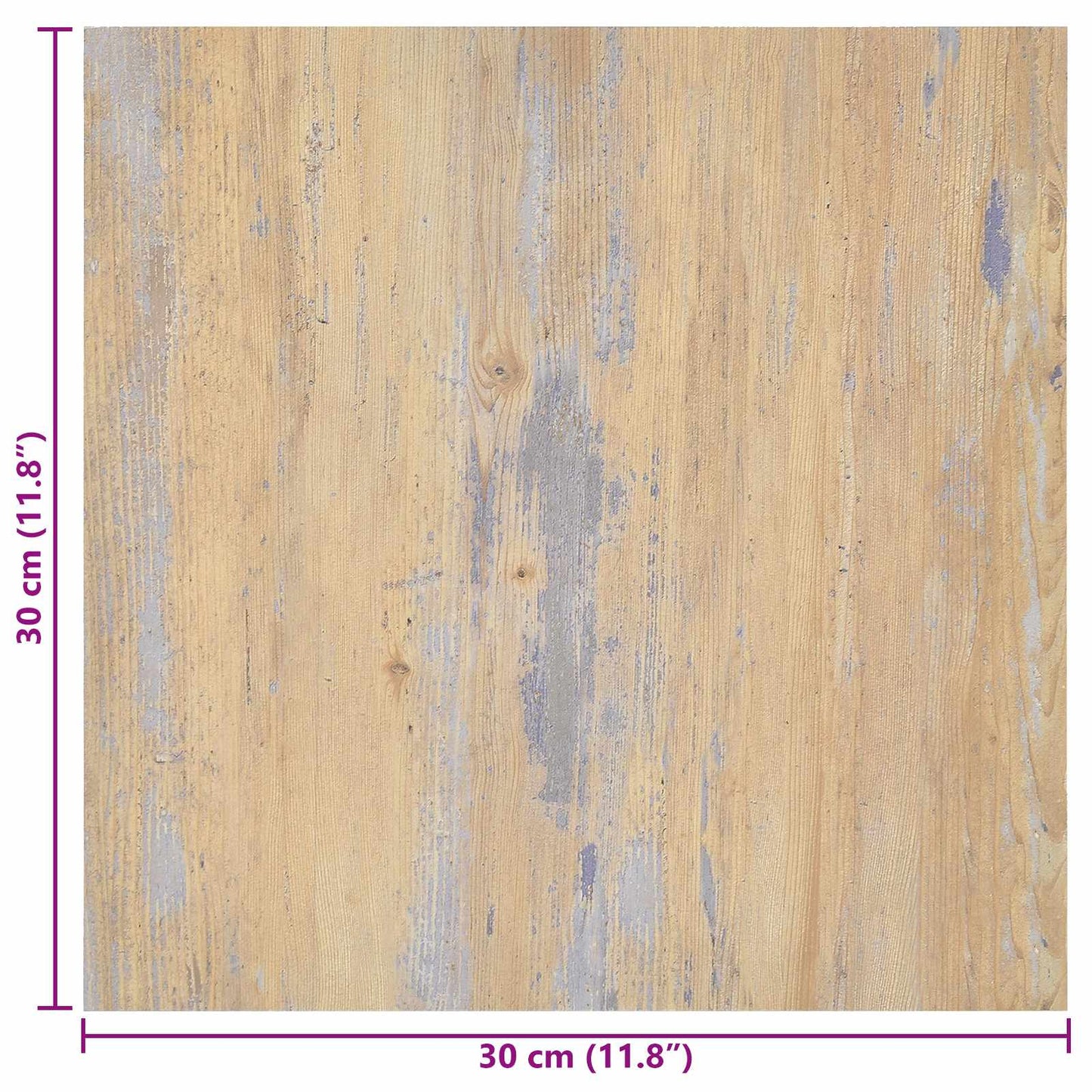 Self-adhesive Flooring Planks 30.5 x 30.5 cm 20 pcs PVC