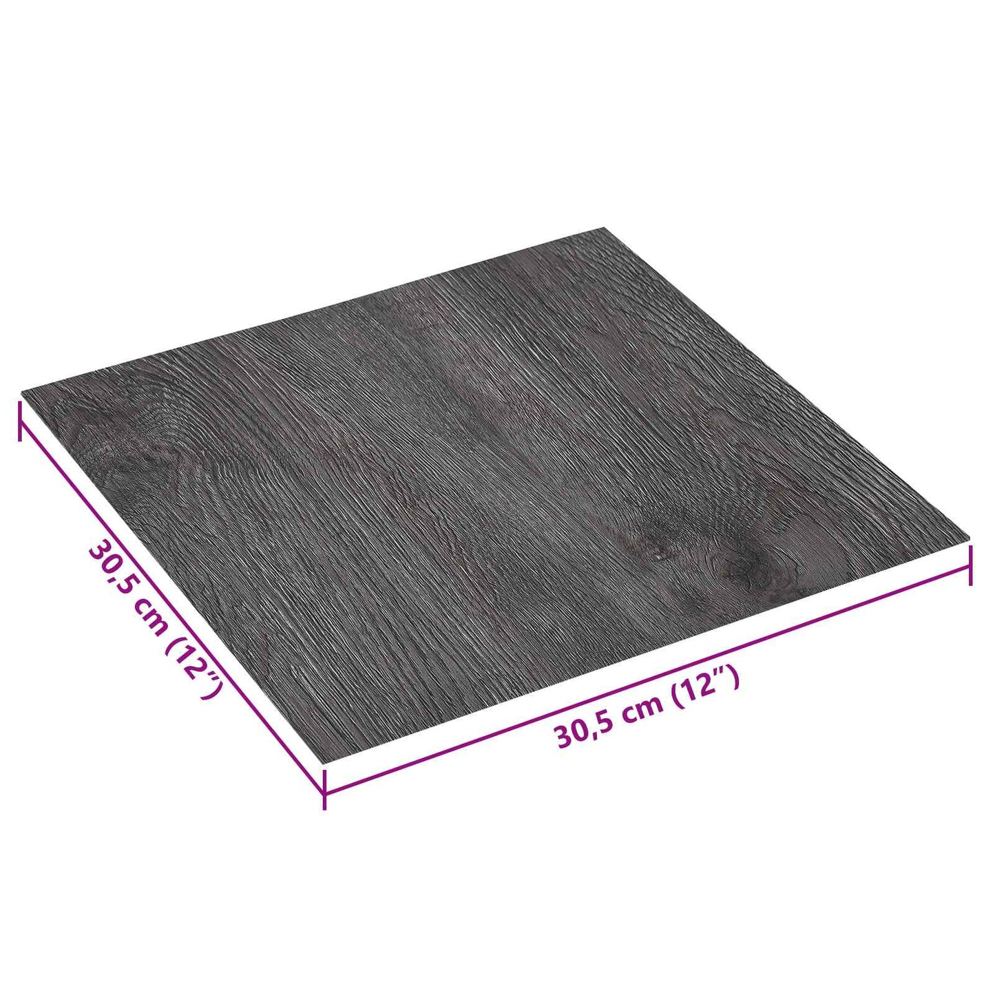 Self-adhesive Flooring Planks 30.5 x 30.5 cm 20 pcs PVC