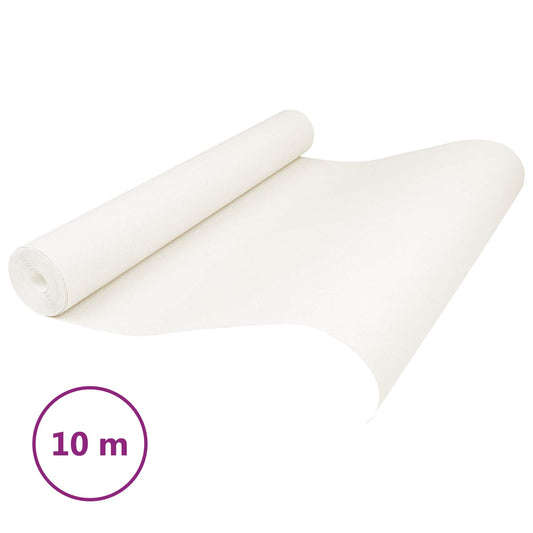 3D Solid Wallpaper Cream White 10 x 0.53 m Non-Woven Fabric 3D Solid Wallpaper Cream White 10 x 0.53 m Non-Woven Fabric