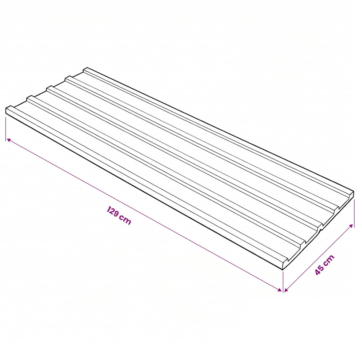 Roof Panel 12 pcs Brown 129 x 45 cm Galvanised steel