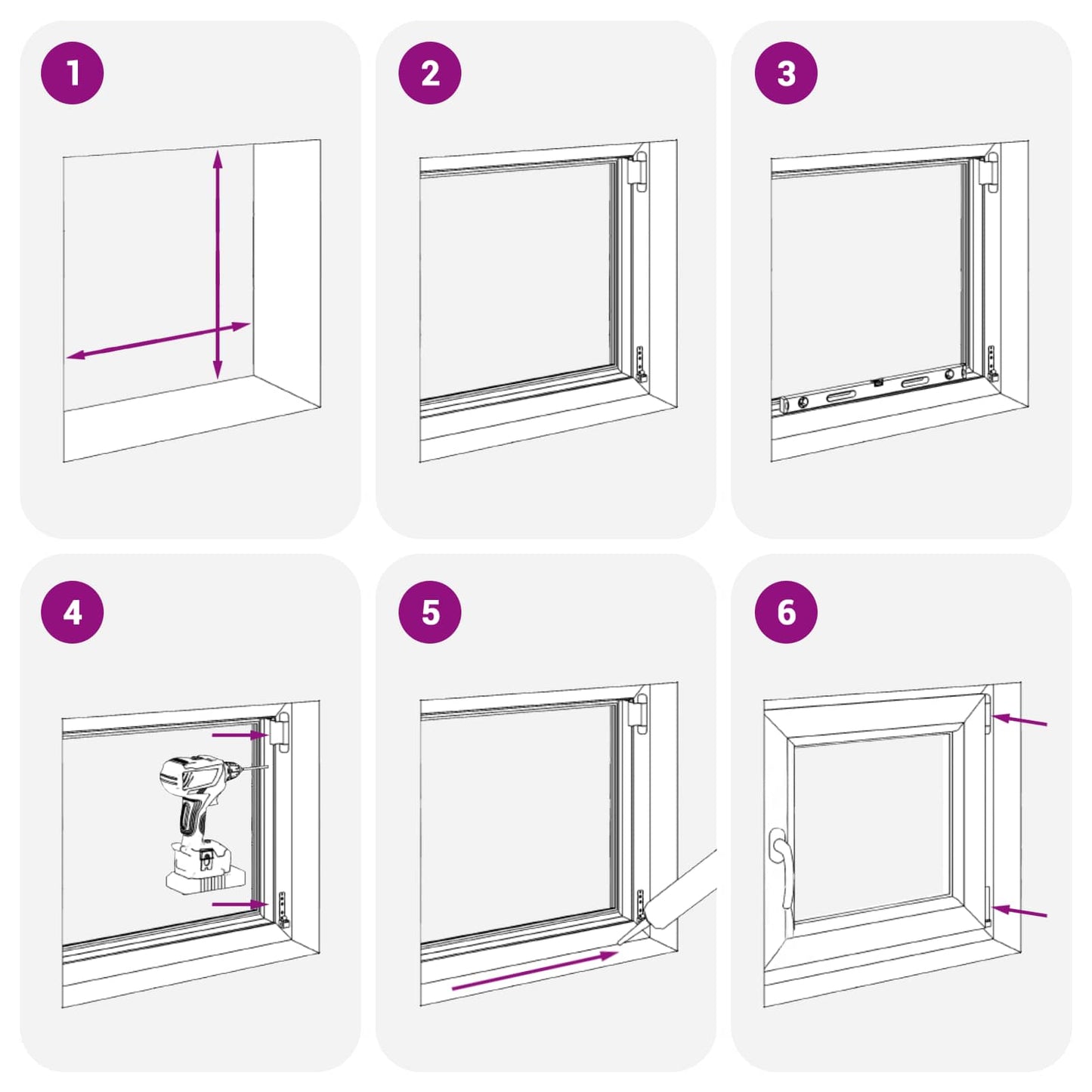 Tilt & Turn Basement Window RISOR 50 x 75 cm