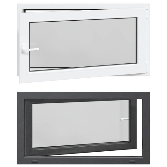 Tilt & Turn Basement Window RISOR 110 x 70 cm PVC and Glass Tilt & Turn Basement Window RISOR 110 x 70 cm PVC and Glass