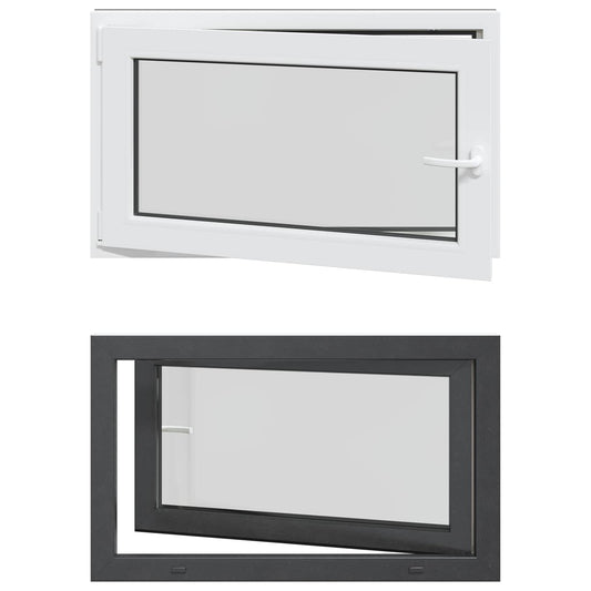 Tilt & Turn Basement Window RISOR 100 x 50 cm PVC and Glass Tilt & Turn Basement Window RISOR 100 x 50 cm PVC and Glass
