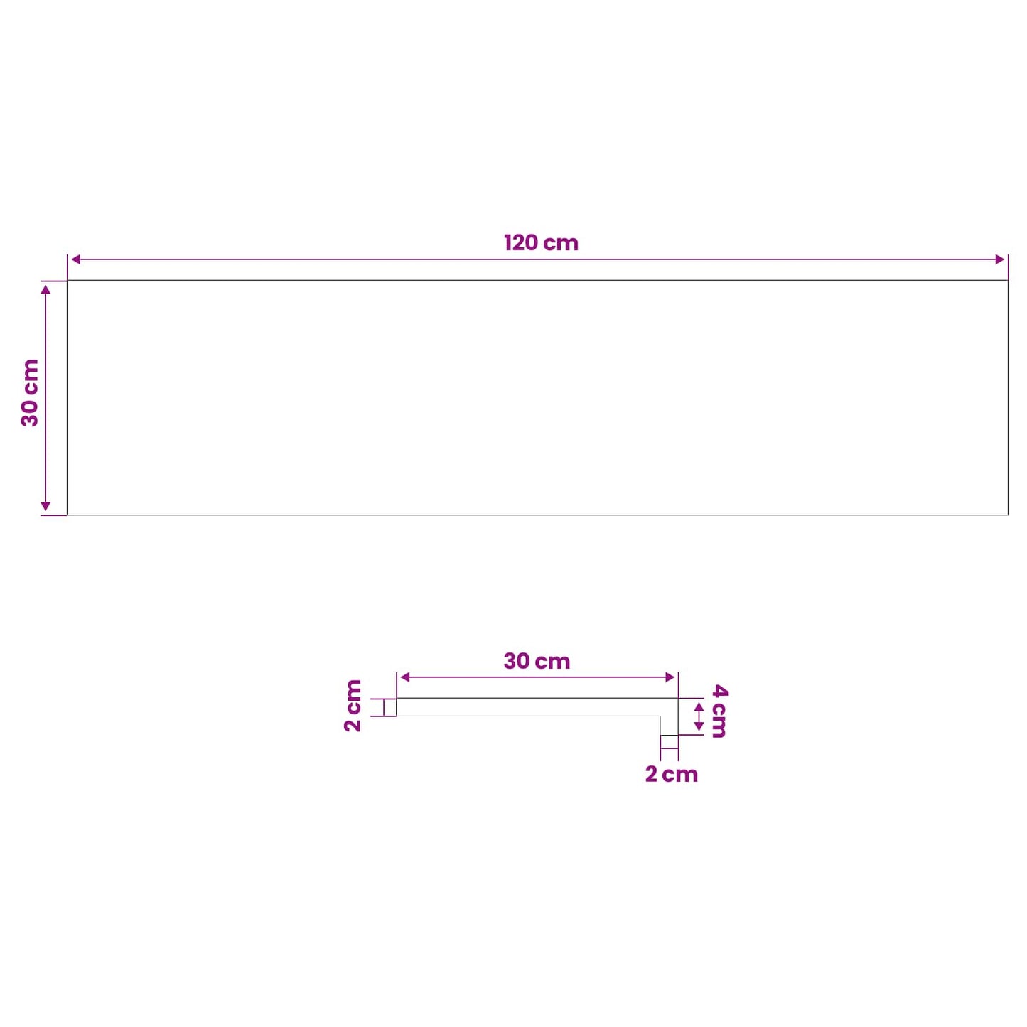 Window Sills 2 pcs Brown 120 x 30 x 2 cm Solid Beech Wood
