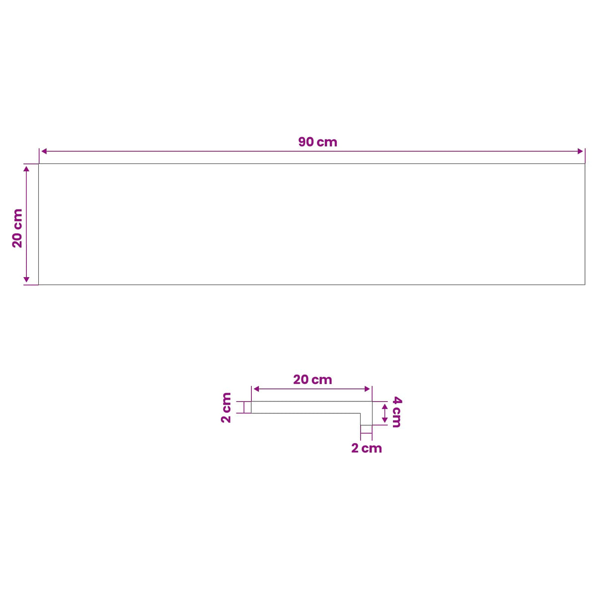 Window Sills 2 pcs Black 90 x 20 x 2 cm Solid Beech Wood