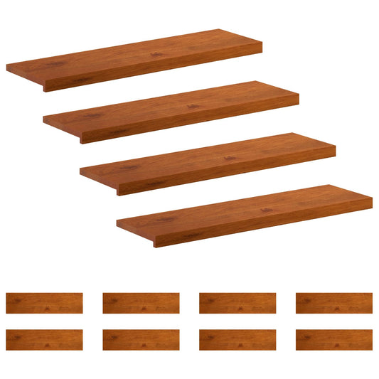 Stair Tread 12 pcs 90 x 25 x 2 cm Brown Solid Oak Wood Stair Tread 12 pcs 90 x 25 x 2 cm Brown Solid Oak Wood