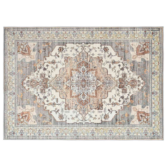 Rug ORIZ Brown 240 x 340 cm 100% Polyester Rug ORIZ Brown 240 x 340 cm 100% Polyester