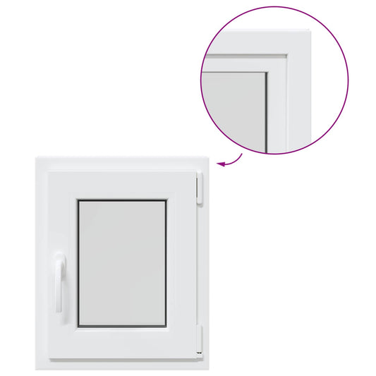 Basement Window Internal Colour White RISOR 40 x 55 cm Basement Window Internal Colour White RISOR 40 x 55 cm