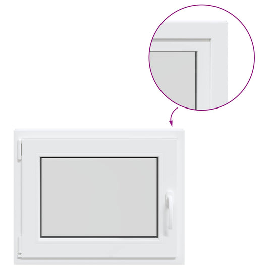 Basement Window Internal Colour White RISOR 70 x 60 cm Basement Window Internal Colour White RISOR 70 x 60 cm