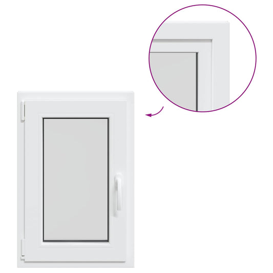 Basement Window Internal Colour White RISOR 40 x 70 cm Basement Window Internal Colour White RISOR 40 x 70 cm