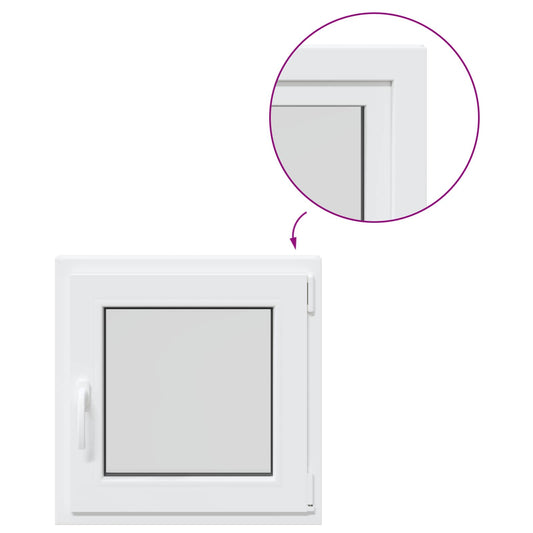 Basement Window Internal Colour White RISOR 70 x 70 cm Basement Window Internal Colour White RISOR 70 x 70 cm