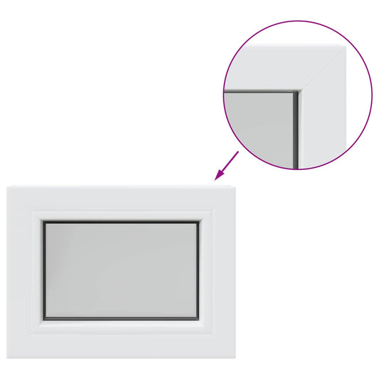 Cellar Window Internal Colour White RISOR 50 x 35 cm Cellar Window Internal Colour White RISOR 50 x 35 cm