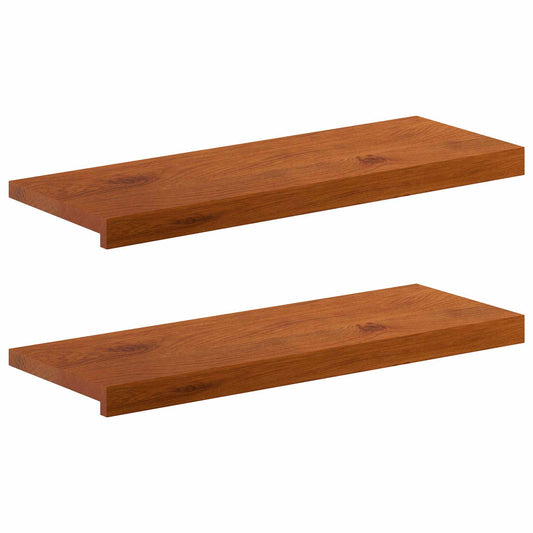 Window Sills 2 pcs Brown 80 x 30 x 2 cm Solid Oak Wood Window Sills 2 pcs Brown 80 x 30 x 2 cm Solid Oak Wood