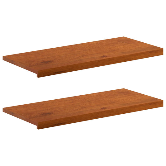 Window Sills 2 pcs Brown 100 x 40 x 2 cm Solid Oak Wood Window Sills 2 pcs Brown 100 x 40 x 2 cm Solid Oak Wood