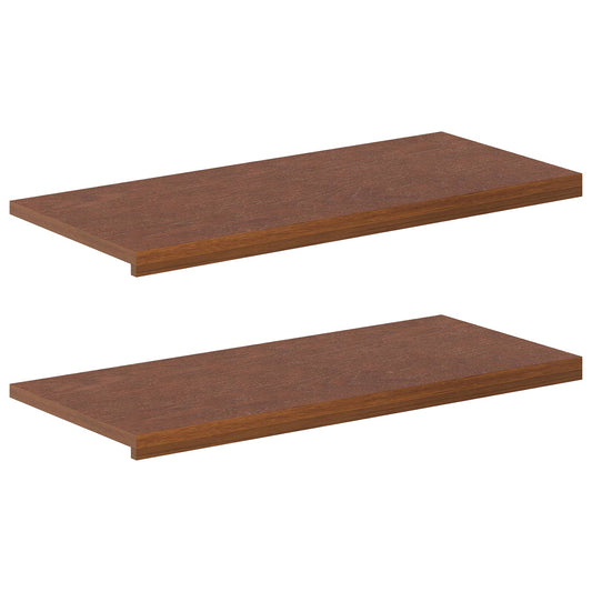 Window Sills 2 pcs Dark Brown 100 x 40 x 2 cm Solid Oak Wood Window Sills 2 pcs Dark Brown 100 x 40 x 2 cm Solid Oak Wood