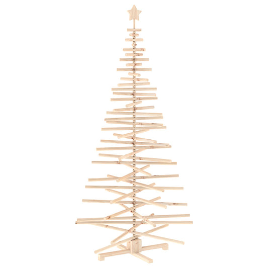 Wooden Christmas Tree KOTKA 210 cm Solid Pine Wood Natural Wooden Christmas Tree KOTKA 210 cm Solid Pine Wood Natural