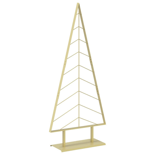 Metal Christmas Tree with Stand KUOPIO 180 cm Steel Gold Metal Christmas Tree with Stand KUOPIO 180 cm Steel Gold