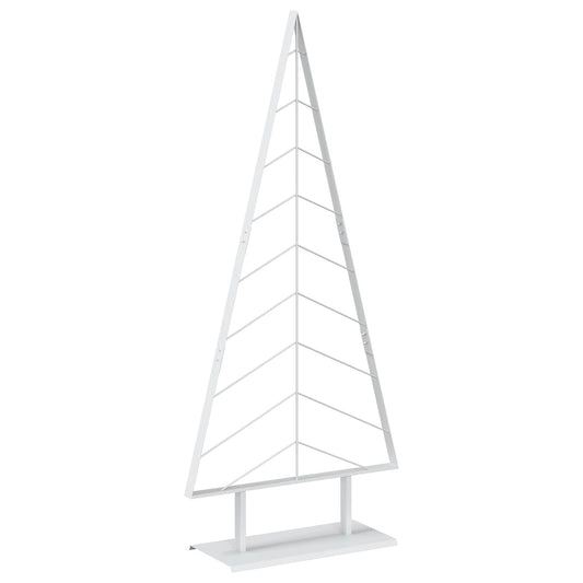 Metal Christmas Tree with Stand KUOPIO 180 cm Steel White Metal Christmas Tree with Stand KUOPIO 180 cm Steel White