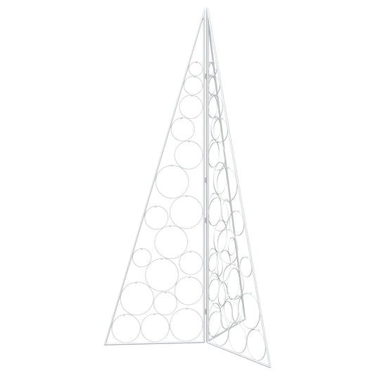 Metal Christmas Tree KUOPIO 140 cm Steel White Metal Christmas Tree KUOPIO 140 cm Steel White