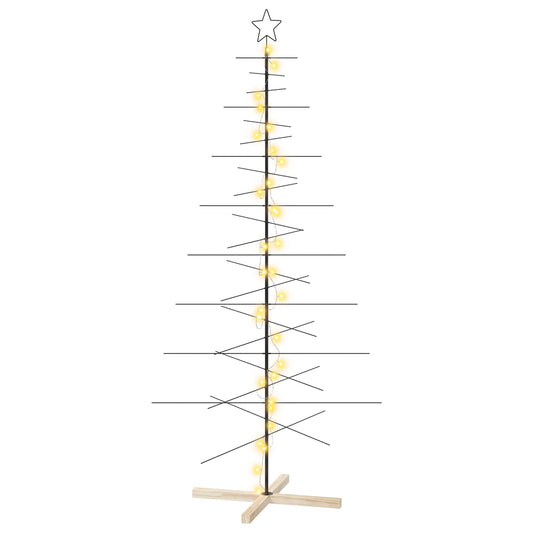 Metal Christmas Tree with Stand KUOPIO 210 cm Warm White Steel Metal Christmas Tree with Stand KUOPIO 210 cm Warm White Steel