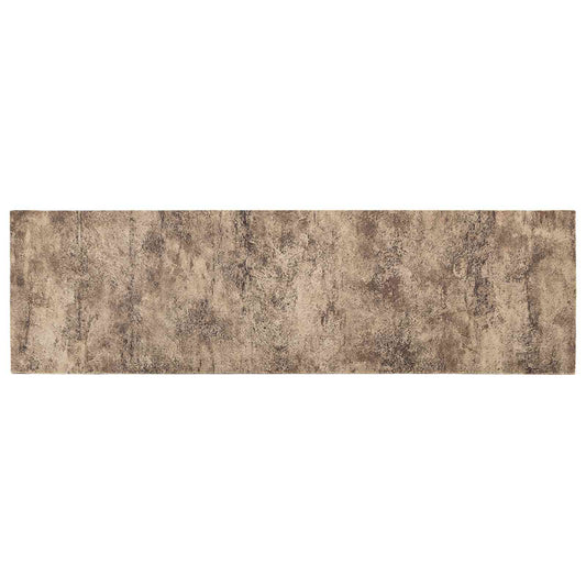 Kitchen Rug Brown Concrete 300 x 60 cm 100% Polyamide Washable Kitchen Rug Brown Concrete 300 x 60 cm 100% Polyamide Washable