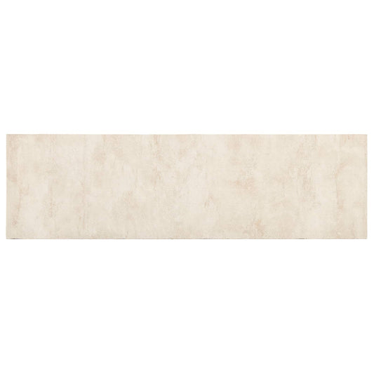 Kitchen Rug Cream Concrete 300 x 60 cm 100% Polyamide Washable Kitchen Rug Cream Concrete 300 x 60 cm 100% Polyamide Washable