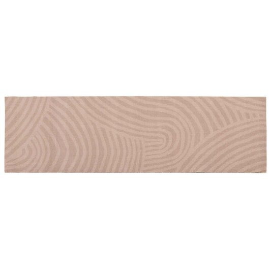 Kitchen Rug Taupe Scandinavian 300 x 60 cm 100% Polyamide Kitchen Rug Taupe Scandinavian 300 x 60 cm 100% Polyamide