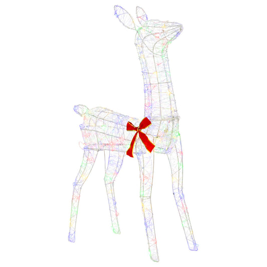 3D Christmas Reindeer LOVIISA 110 LEDs Multicolour 3D Christmas Reindeer LOVIISA 110 LEDs Multicolour