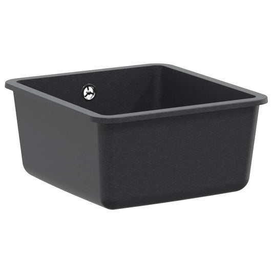 Kitchen Sink Single Basin Granite 42 x 46 x 31 cm Graphite Kitchen Sink Single Basin Granite 42 x 46 x 31 cm Graphite