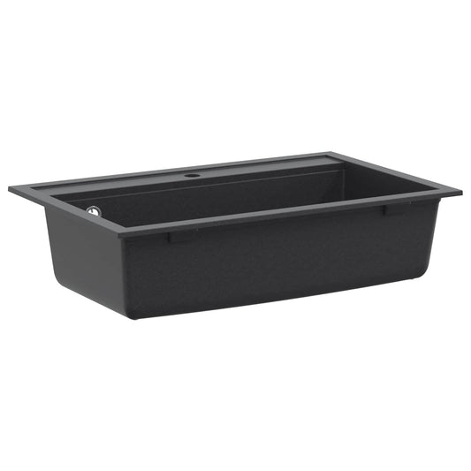 Kitchen Sink Single Basin Granite 79.5 x 50.5 x 20 cm Graphite Kitchen Sink Single Basin Granite 79.5 x 50.5 x 20 cm Graphite
