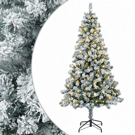 Artificial Hinged Christmas Tree 240 cm 300 LEDs Warm White Artificial Hinged Christmas Tree 240 cm 300 LEDs Warm White