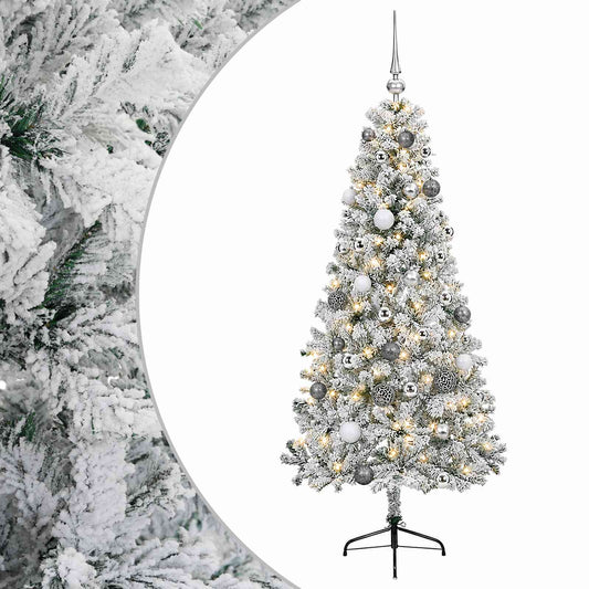 Artificial Christmas Tree with Bauble 150 cm 150 LEDs Artificial Christmas Tree with Bauble 150 cm 150 LEDs
