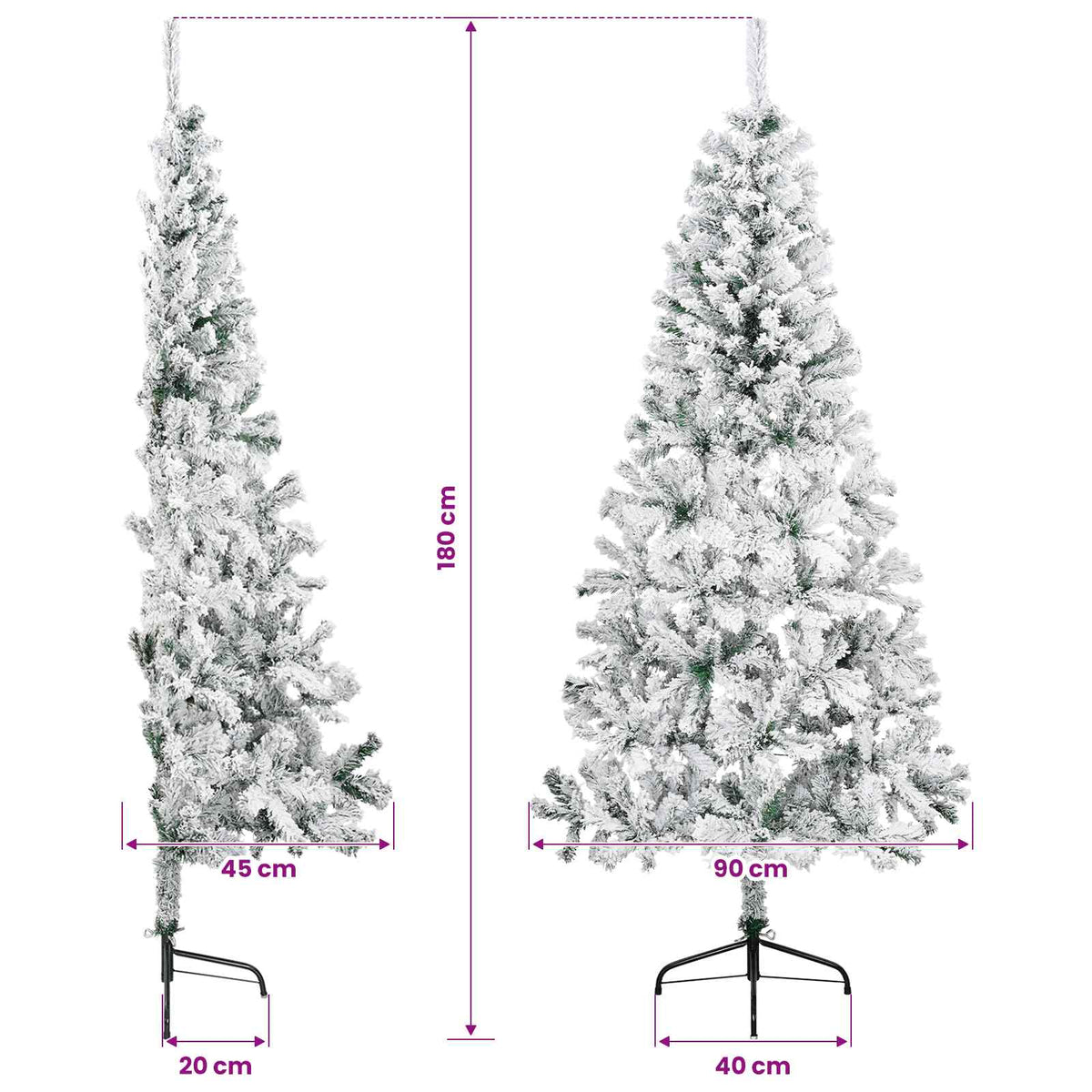 Artificial Christmas Tree with Bauble 180 cm 300 LEDs